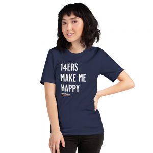 '14ers Make Me Happy' Short-Sleeve Unisex T-Shirt